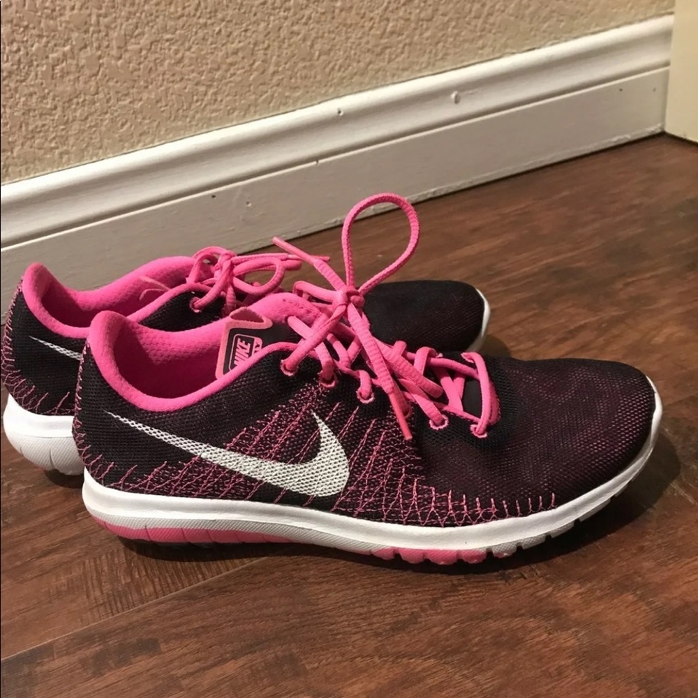 Neon pink nike